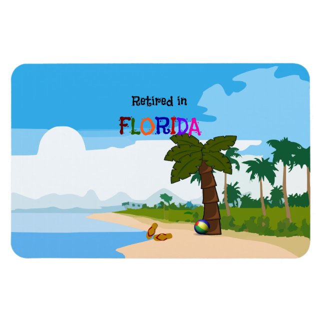 Ruhestand in Florida Magnet (Horizontal)