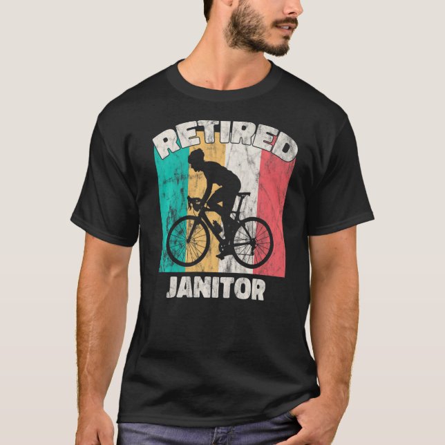 Ruhestand Janitor T-Shirt (Vorderseite)
