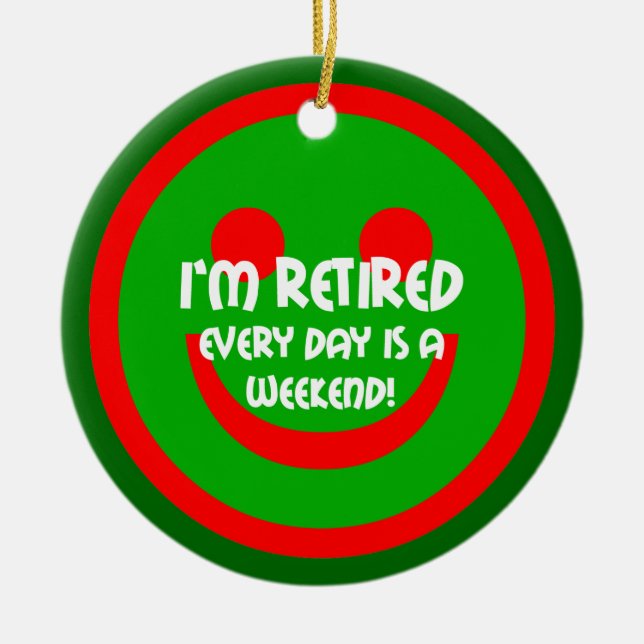 Ruhestand Keramikornament (Vorne)