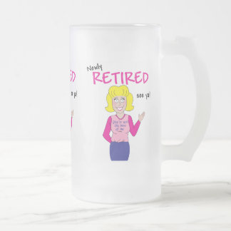 Ruhestand Mattglas Bierglas