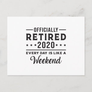 Ruhestand Rentner 2020 Ruhestand Lustige Geschenki Postkarte