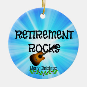 Ruhestand Rockt Keramik Ornament