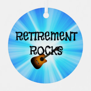 Ruhestand rockt--kundenspezifisches Guitarrendesig Ornament Aus Metall