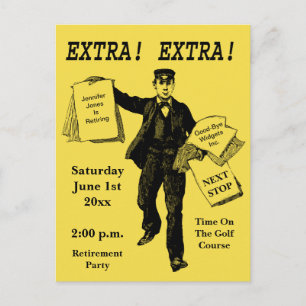 Ruhestand - Save the Date Einladung zur Ruhestands