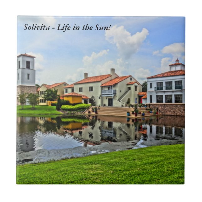 Ruhestand: Solivita Village Centre Kissimmee FL Fliese (Vorderseite)