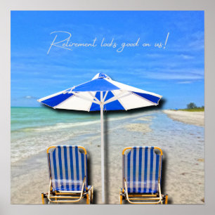 Ruhestand steht uns gut! Sanibel Island Beach Poster