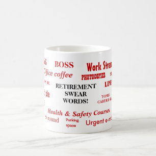 Ruhestand Swear Words Funny Retirement Joke Kaffeetasse