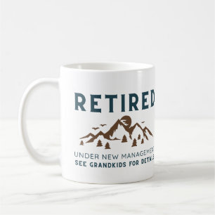 Ruhestand unter neuem Management, sonnige Ruhestan Kaffeetasse