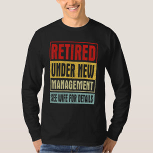 Ruhestand unter Vintager betrieblicher Altersverso T-Shirt