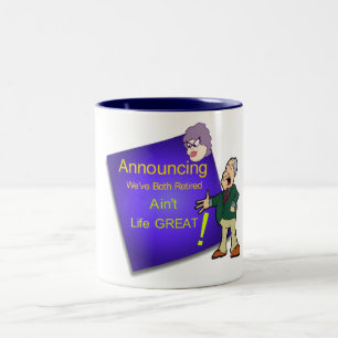 Ruhestand Zweifarbige Tasse