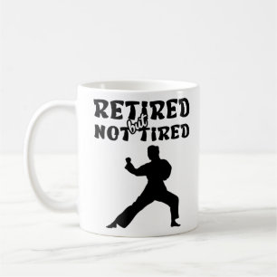 Ruheständiger, aber nicht müde Alterssport Kaffeetasse