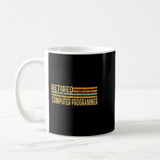 Ruheständiges Computerprogramm Kaffeetasse (Links)