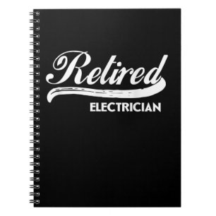 Ruheständischer Elektro-Party-Geschenk Notizblock