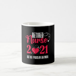 Ruheständler 2021 Nicht mein Problem mehr Kranken Kaffeetasse