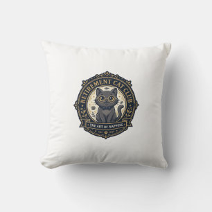 Ruheständler-Katze Katzenpapa Geschenkidee - Ruhes Kissen