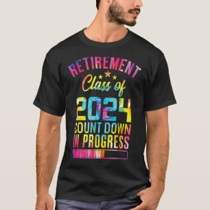 Ruheständler-Klasse 2024 Countdown-Fortschritt Ruh T-Shirt