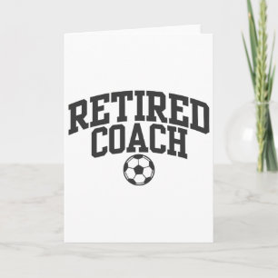 Ruheständler Trainer Fußballteam Mentor _1 Karte