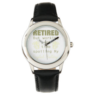 Ruheständlerin des englischen Bulldoghundes Armbanduhr