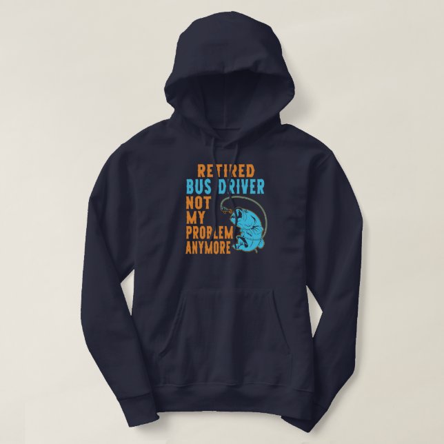 Ruheständlicher Busfahrer Ruhestand  Hoodie (Design vorne)