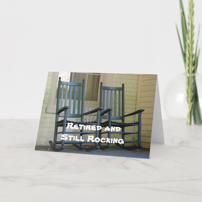 Ruheständlichkeit und Stillrocken, Karte (Vorderseite)