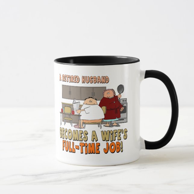 Ruhestands-Geschenke und Ruhestands-T - Shirts Tasse (Rechts)