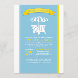 Ruhestands-Party Einladung