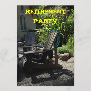 RUHESTANDS-PARTY EINLADUNG