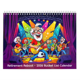 Ruhestands-Reboot - 2026 Bucket-List-Kalender Kalender