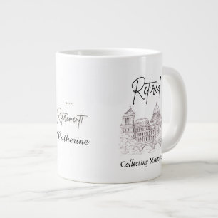 Ruhestands-Tasse Geschenk für Reisende Jumbo-Tasse