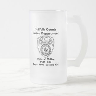 Ruhestands-Tasse Mattglas Bierglas