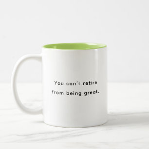 Ruhestands-Witzige-Und-Inspirierende-Zitate-Tasse  Zweifarbige Tasse