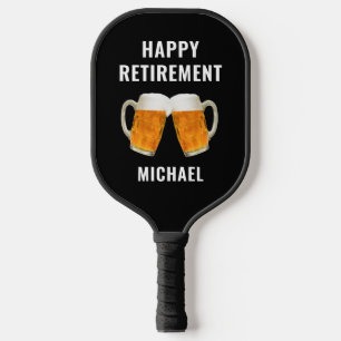 Ruhestandsbierkeule - Geschenk erschöpft Pickleball Schläger