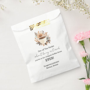 Ruhestandsfeier Längste Kaffeepause  Geschenktütchen