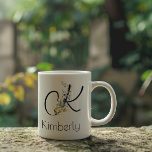Ruhestandsgeschenk Arbeitgeber Monogramm Aquarell  Jumbo-Tasse
