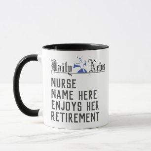 Ruhestandsgeschenk für eine Krankenschwester Tasse