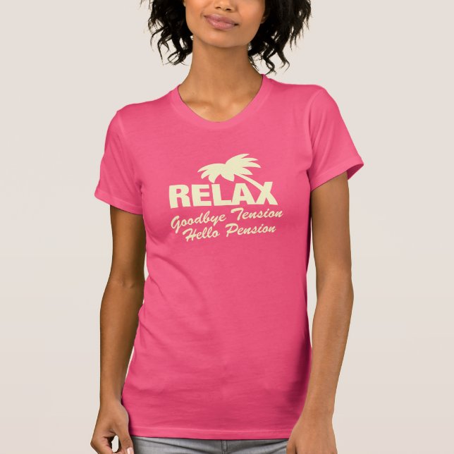 Ruhestandsgeschenkspitzenauf wiedersehen T-Shirt (Vorderseite)
