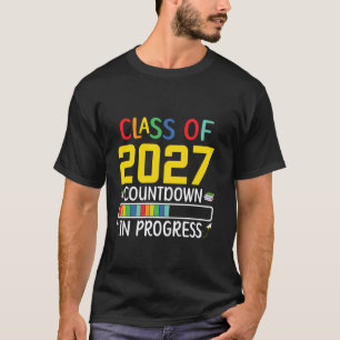 Ruhestandsjahrgang 2027 Countdown-Fortschritt Ruhe T-Shirt