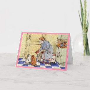 Ruhestandskarte die Katzen der Oma Dankeskarte