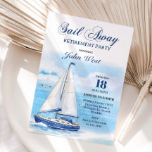 Ruhestandsparty Segel-Abfahrt Nautilus Boot Yacht