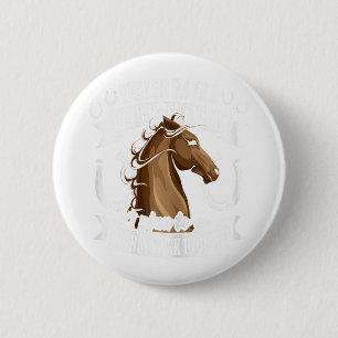 Ruhestandsplan Funny Horseback Reitsport Reiten Button