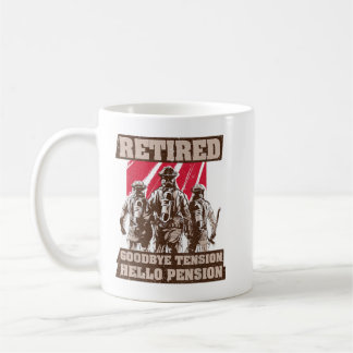 Ruhestandsplan für Feuerwehrleute Funny Feuerwehrm Kaffeetasse