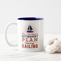 Ruhestandsplan für Funny Remüde Segeln auf Segelbo
