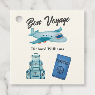 Ruhestandsreisen Erlebnis Bon Voyage Flugzeug Geschenkanhänger