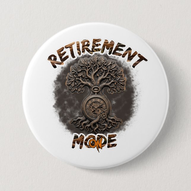 Ruhestandsstimmung auf  button (Vorderseite)