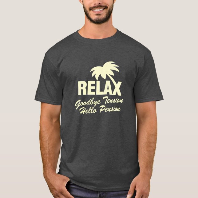 Ruhestandst-shirt Auf Wiedersehen Spannungshallo T-Shirt (Vorderseite)