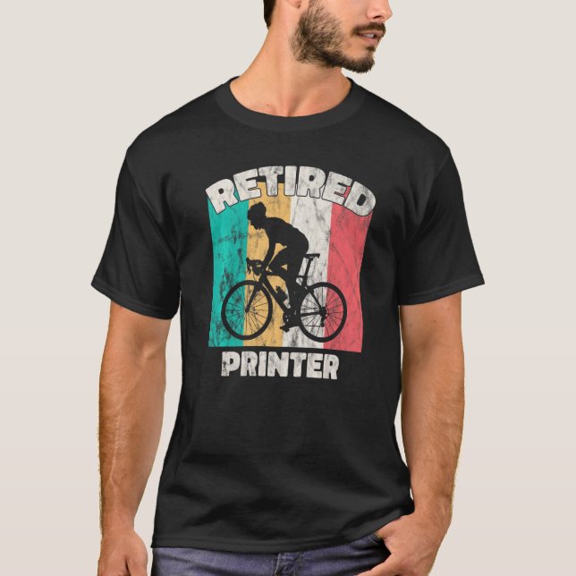 Ruheständungs-Drucker T-Shirt (Vorderseite)