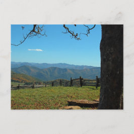 Ruhestätte am Berg Postkarte