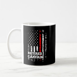 Ruhestätte des Feuerwehrmanns Captain Rank Retirem Kaffeetasse