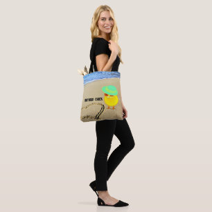 Ruhestätte Küken am Strand Tasche