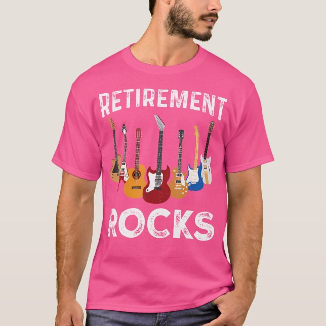 Ruhestätte Rocks Funny Guitarist Player Gitarre Hu T-Shirt (Vorderseite)